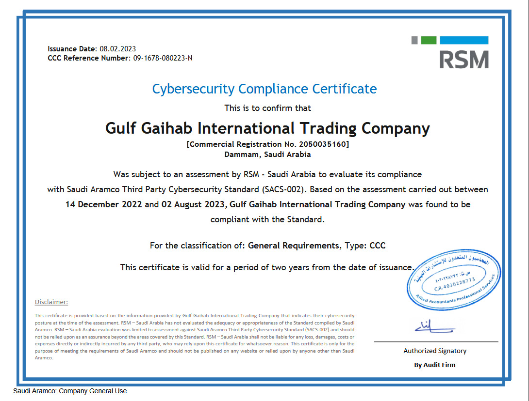 Certificate 1